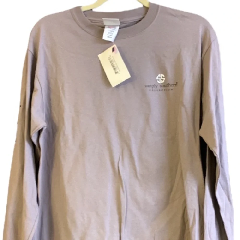Simply Southern Long Sleeve Alabama State Graphic Tee New Size M - Picture 2 of 5